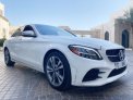 blanc Mercedes Benz C300 2019 for rent in Dubaï 6